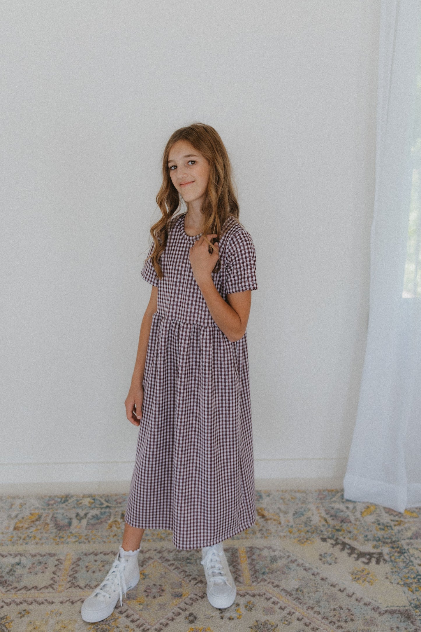 Gingham Midi Dress ( 2 color options)