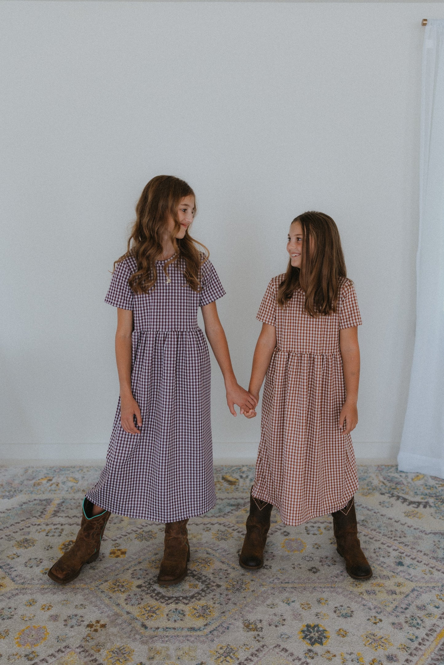 Gingham Midi Dress ( 2 color options)