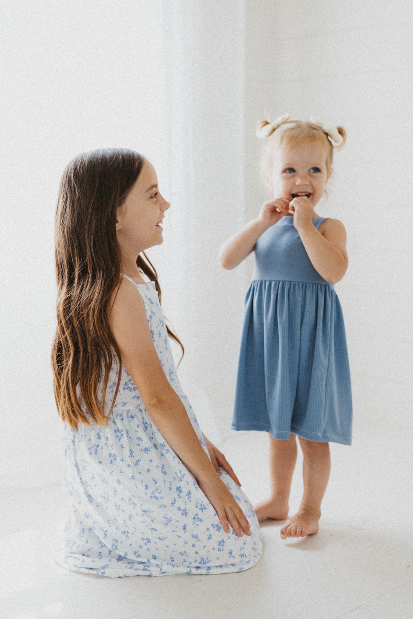 Denim Blue Babydoll Dress