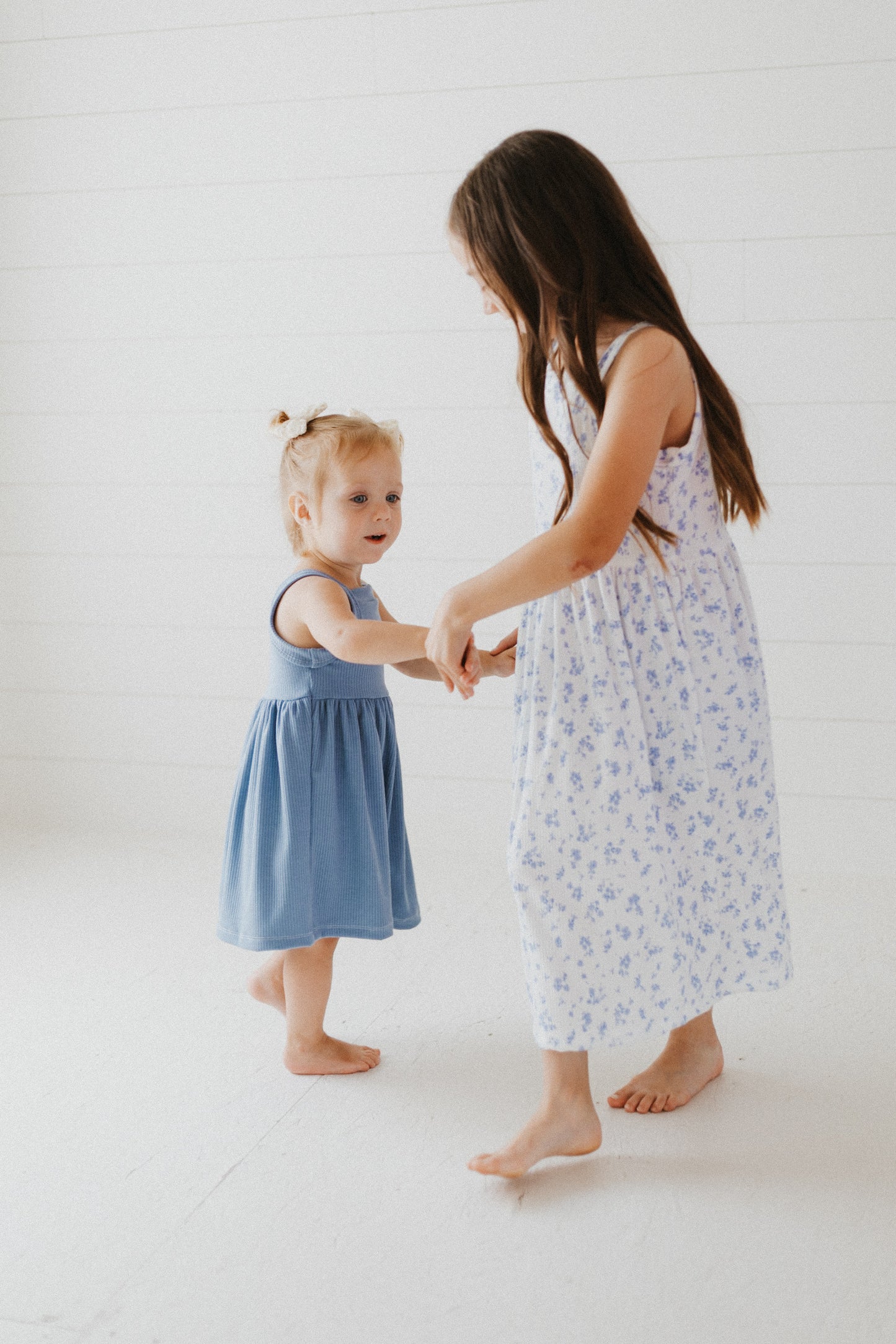 Denim Blue Babydoll Dress