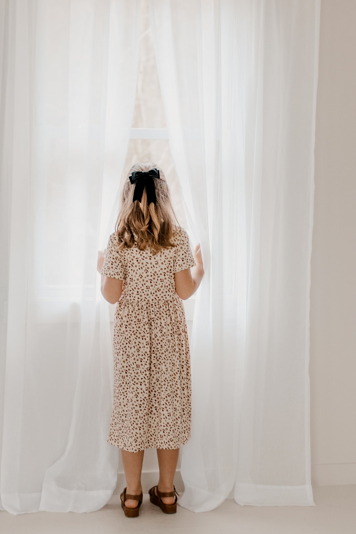 Dainty Floral Midi Dress