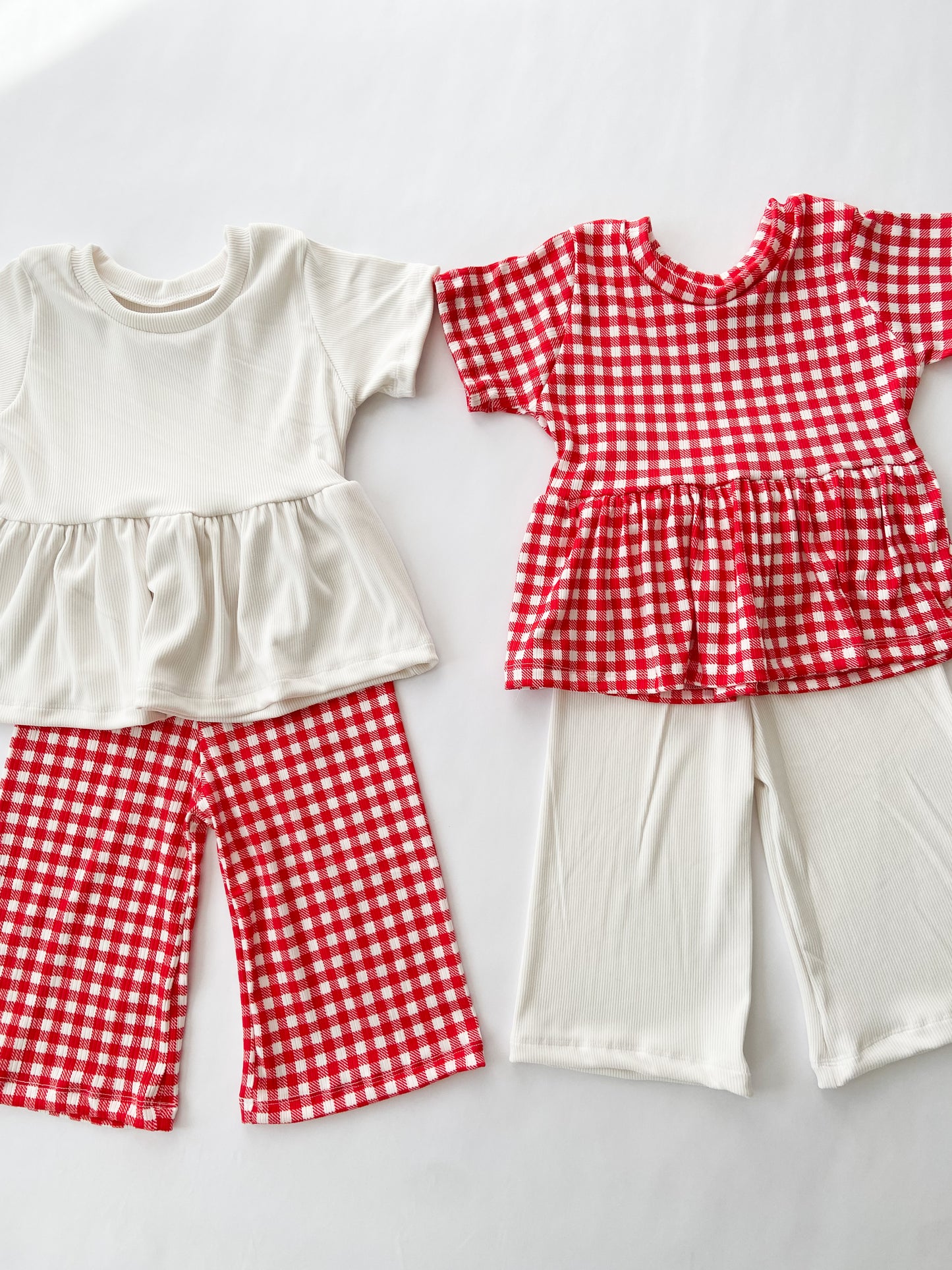 Ivory Rib Peplum