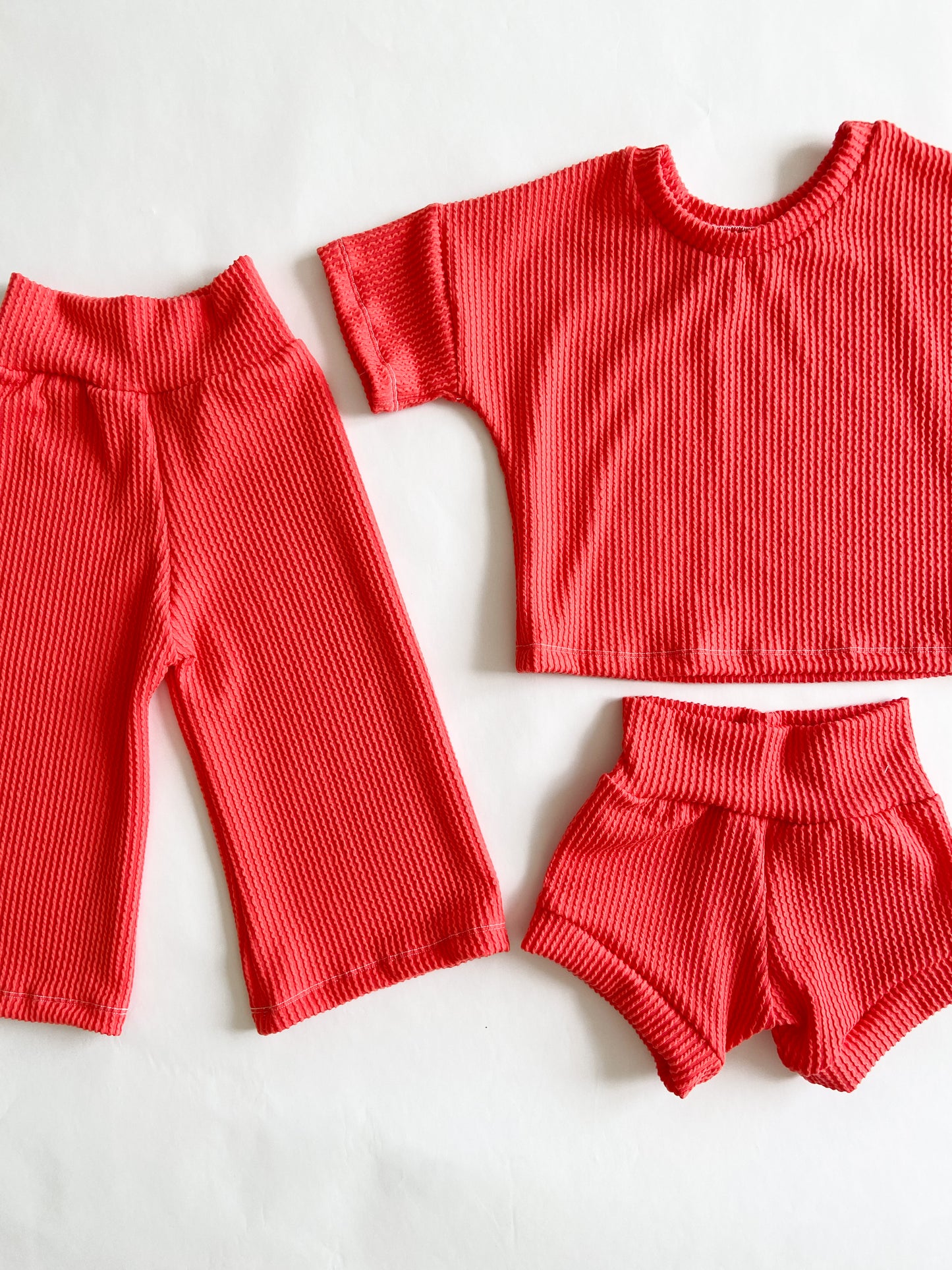 Bright Summer Sets ( T-shirt + wide leg pants)